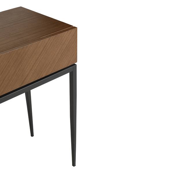 Konsolentisch IKON Echtholzfurnier / Metall - Walnuss