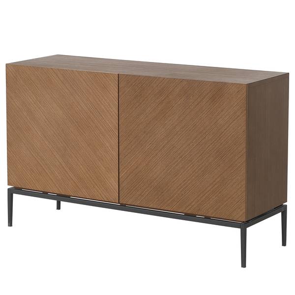 Sideboard IKON 120 cm Echtholzfurnier / Metall - Walnuss