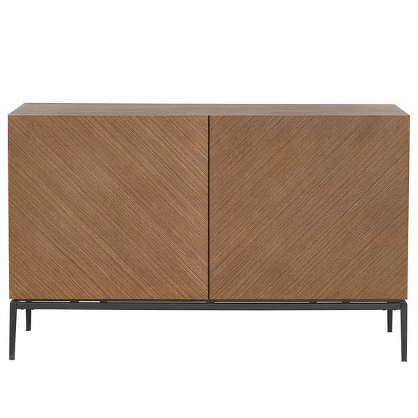 Sideboard IKON 120 cm Echtholzfurnier / Metall - Walnuss