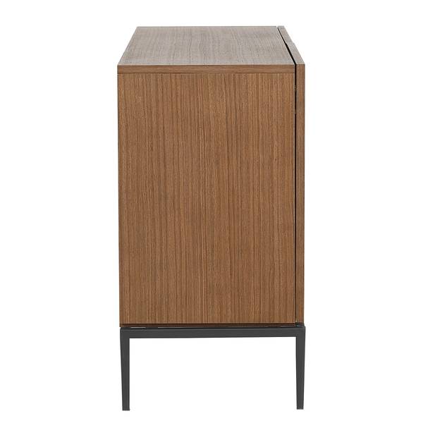 Sideboard IKON 120 cm Echtholzfurnier / Metall - Walnuss