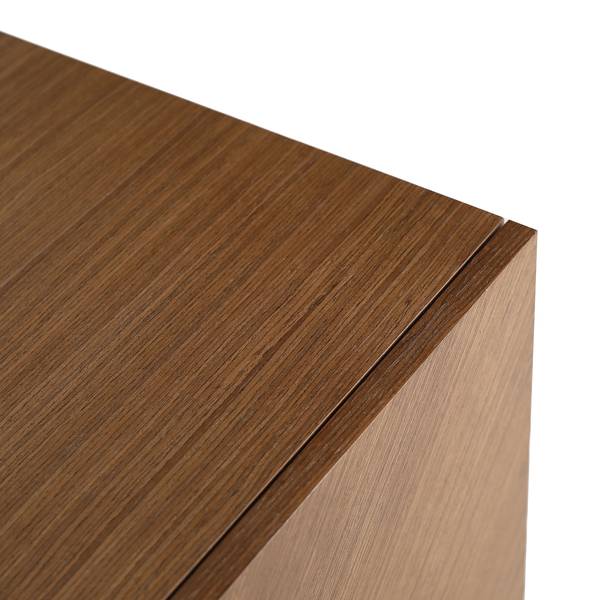Sideboard IKON 120 cm Echtholzfurnier / Metall - Walnuss