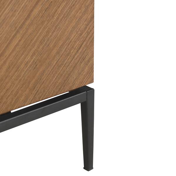 Sideboard IKON 120 cm Echtholzfurnier / Metall - Walnuss