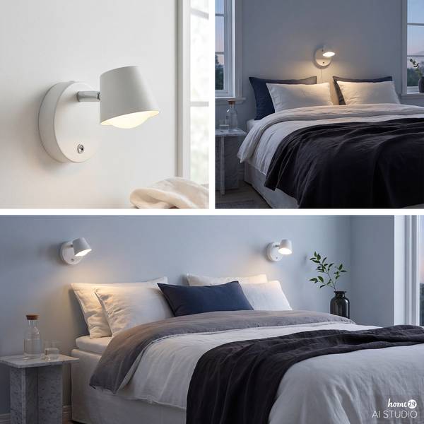 Applique murale à batterie TURE Intensité variable - télécommande incluse