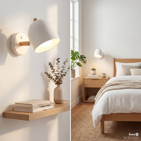 Akku-Wandleuchte REA 3-Stufen-Dimmer - inkl. Fernbedienung