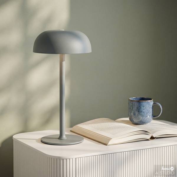Lampada ricaricabile MOLL Ferro - Grigio