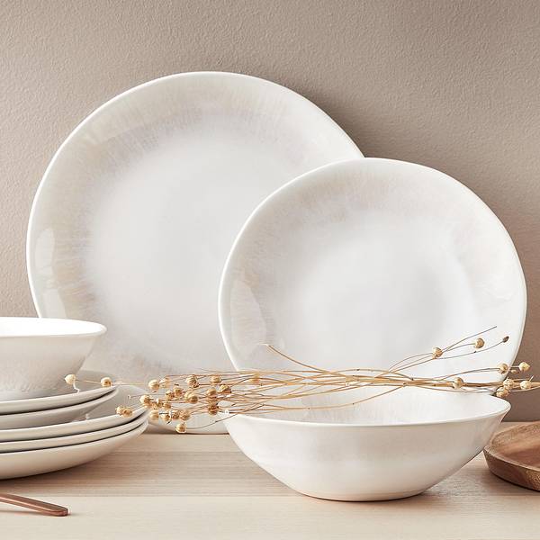 Geschirr-Set ATLANTIS 12-tlg. Steinzeug - Beige