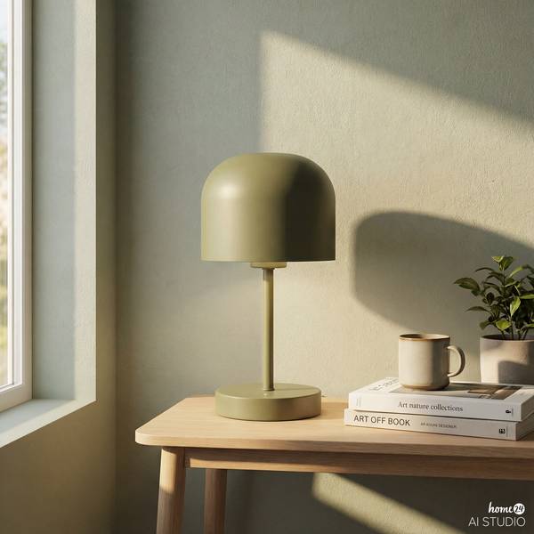 Lampada da tavolo ricaricabile BREV dimmerabile - Verde