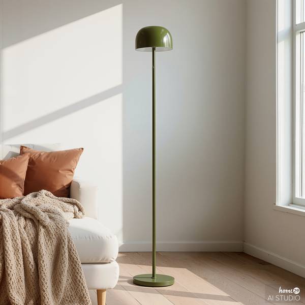 Lampada da terra ricaricabile BREV dimmerabile - Verde