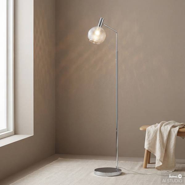 Lampada da terra NADE Vetro / Ferro - 1 punto luce