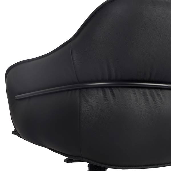 Chaise à accoudoirs pivotante AOBAO Noir