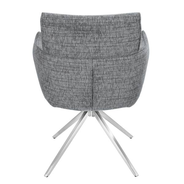 Set di 2 sedie girevoli IMMAH Grigio