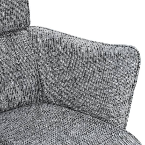 Set di 2 sedie girevoli IMMAH Grigio