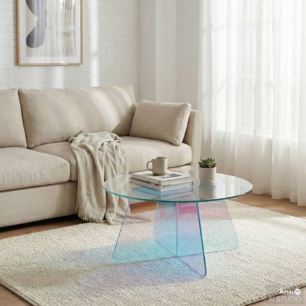 Couchtisch Windust Glas - Pastell