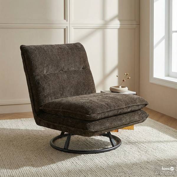 Drehsessel KELSO Chenille Sydne: Taupe