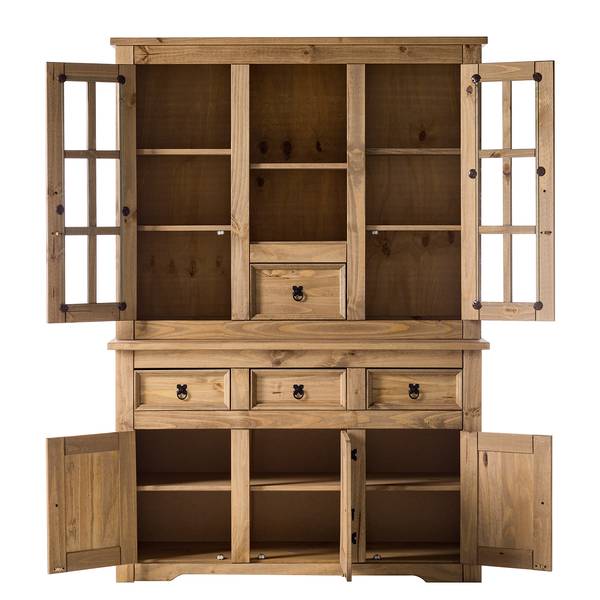 Vitrine pour buffet FINCA RUSTICA Pin massif - Epicéa naturel