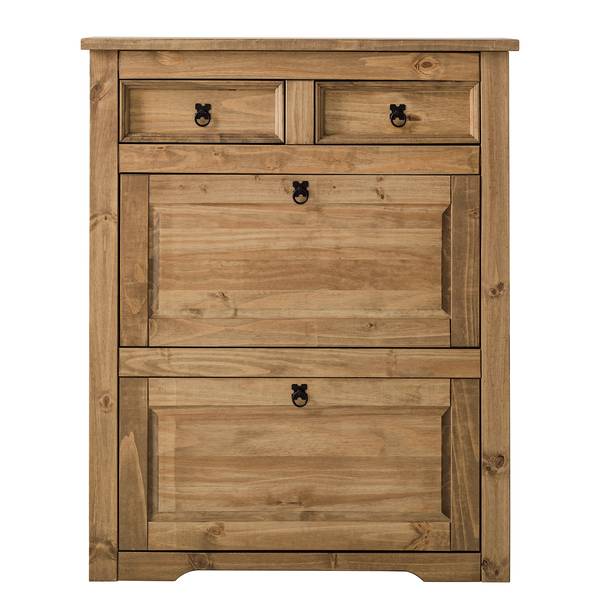 Scarpiera a ribalta FINCA RUSTICA Pino massello - Pino naturale