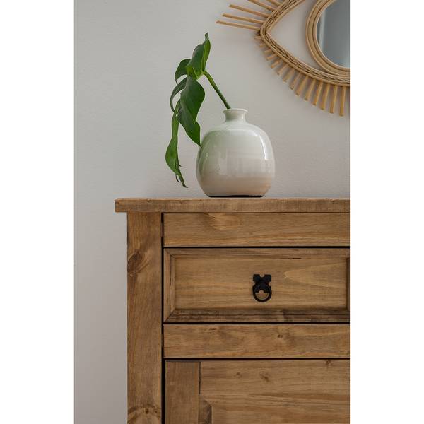 Scarpiera a ribalta FINCA RUSTICA Pino massello - Pino naturale