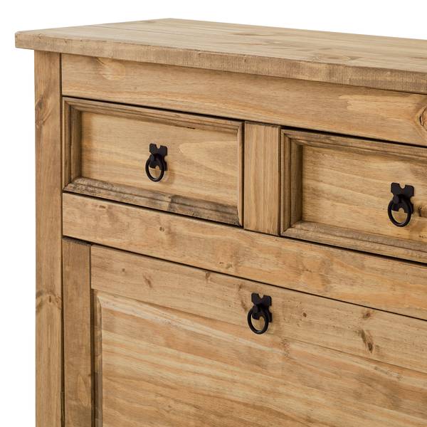 Scarpiera a ribalta FINCA RUSTICA Pino massello - Pino naturale