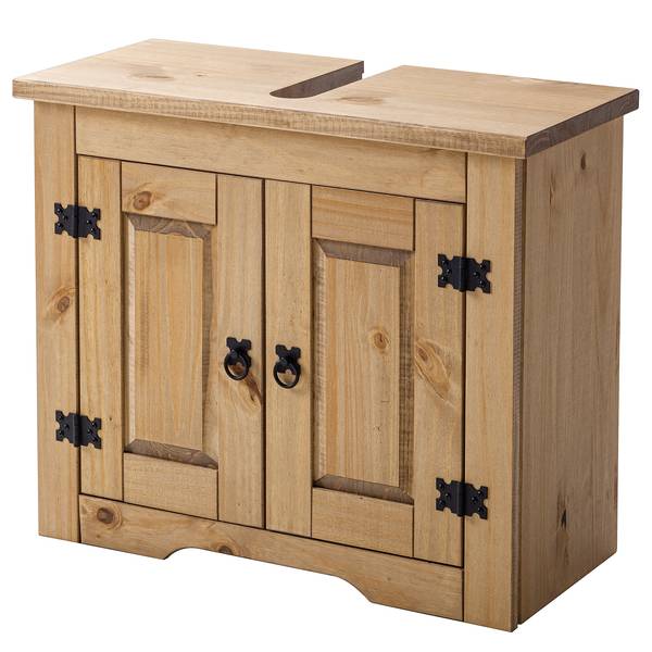 Waschbeckenunterschrank FINCA RUSTICA Kiefer massiv - Kiefer Natur