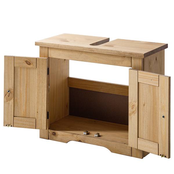 Waschbeckenunterschrank FINCA RUSTICA Kiefer massiv - Kiefer Natur