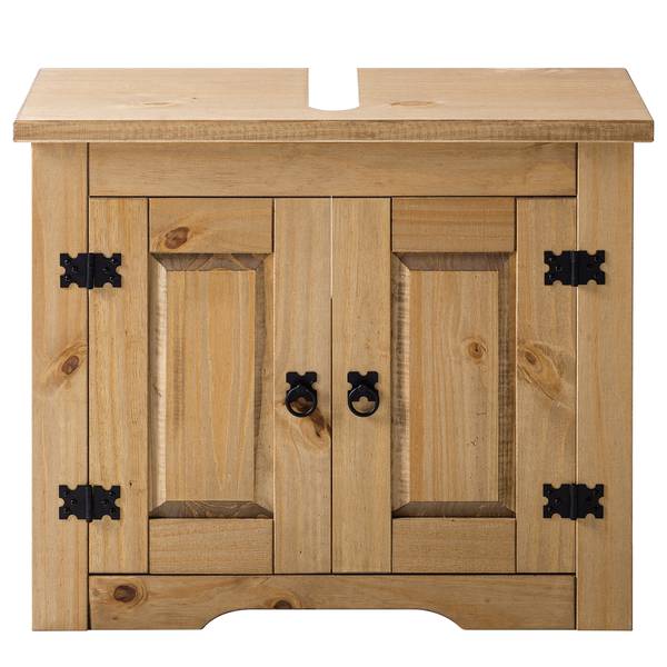 Waschbeckenunterschrank FINCA RUSTICA Kiefer massiv - Kiefer Natur