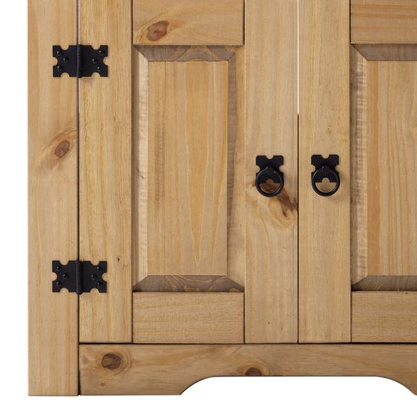 Waschbeckenunterschrank FINCA RUSTICA Kiefer massiv - Kiefer Natur