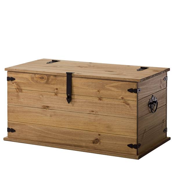 Houten kist FINCA RUSTICA massief grenenhout - natuurlijk grenenhout