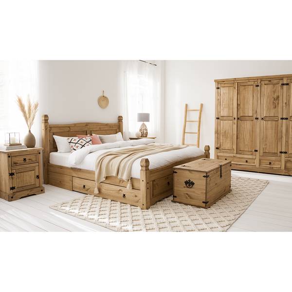 Houten kist FINCA RUSTICA massief grenenhout - natuurlijk grenenhout