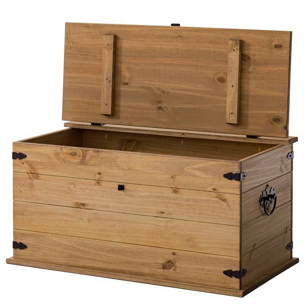 Houten kist FINCA RUSTICA massief grenenhout - natuurlijk grenenhout