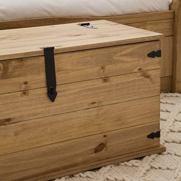 Houten kist FINCA RUSTICA massief grenenhout - natuurlijk grenenhout