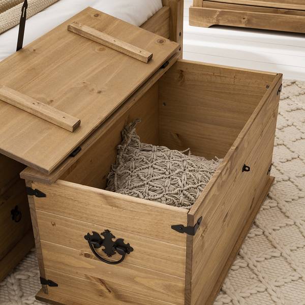 Houten kist FINCA RUSTICA massief grenenhout - natuurlijk grenenhout