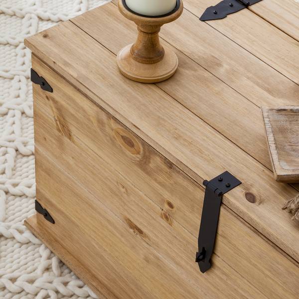 Houten kist FINCA RUSTICA massief grenenhout - natuurlijk grenenhout