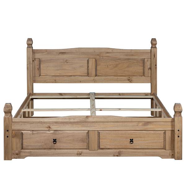 Ens. chambre à coucher FINCA RUSTICA B Beige - Marron - Pin