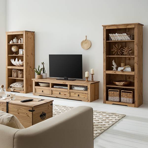 Set di 3 mobili FINCA RUSTICA Pino massello - Pino naturale