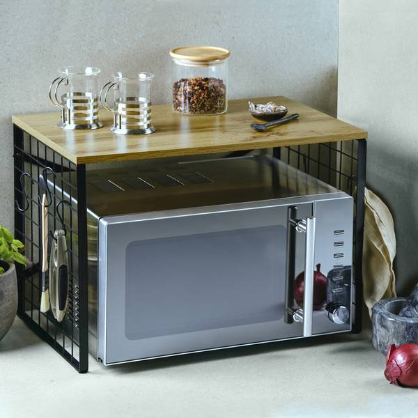 Mikrowellenregal Lafgo Braun