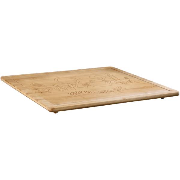 Couvercle de cuisinière Love Bambou - Beige