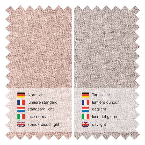 Lit boxspring Ghoripur - Type A Tissu Mavie: Rose - 90 x 200cm