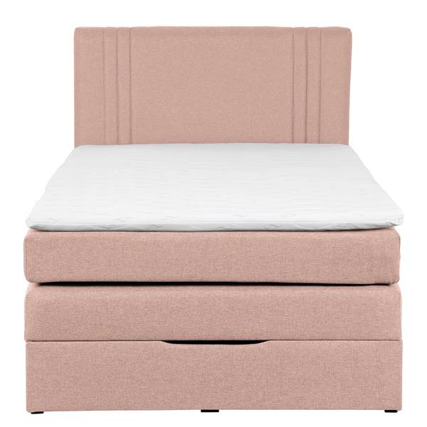 Boxspringbett Ghoripur - Typ B Webstoff Mavie: Rosa - 90 x 200cm