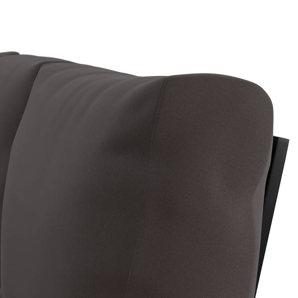Loungeset Sorina 3-teilig Akazie massiv / Webstoff - Grau
