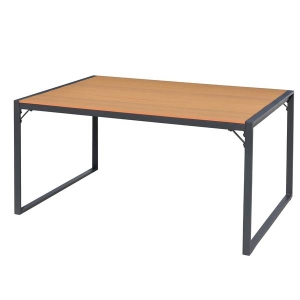 Ensemble repas-salon Orya 5 pièces Acier / Tissu - Gris