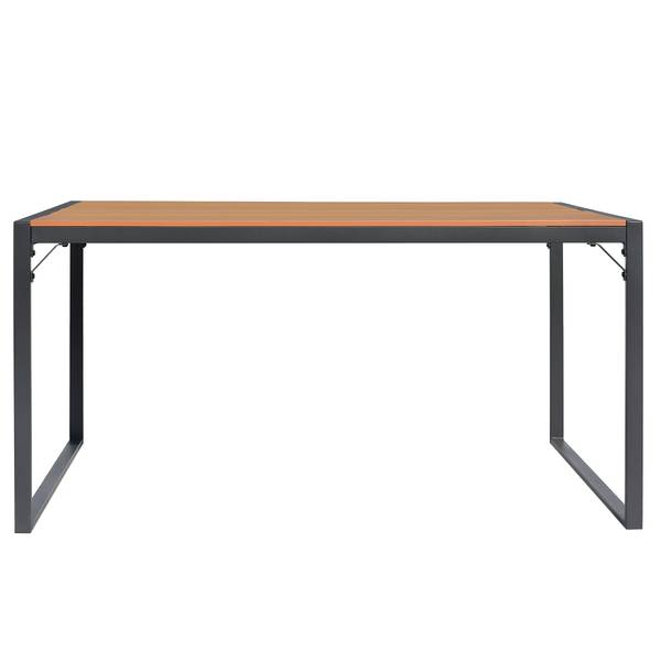 Ensemble repas-salon Orya 5 pièces Acier / Tissu - Gris
