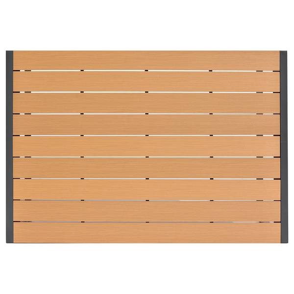 Ensemble repas-salon Orya 5 pièces Acier / Tissu - Gris