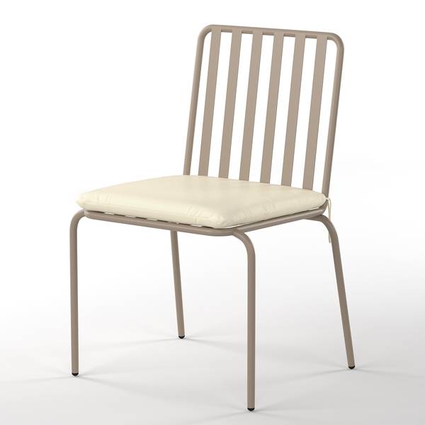 Gartenstuhl Kuna 2er-Set Stahl - Taupe