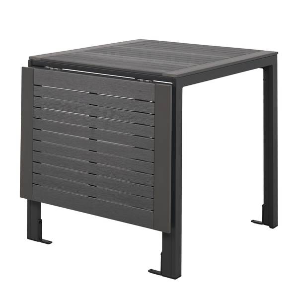 Tavolo a ribalta Livo Alluminio - Grigio
