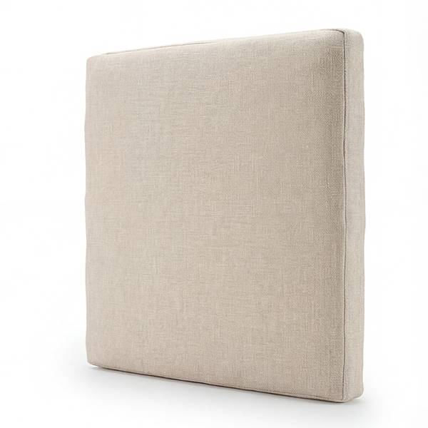 Tuinstoel Evoa set van 2 massief acaciahout/geweven stof - beige