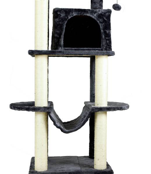 Albero tiragraffi Travel poliestere - Grigio