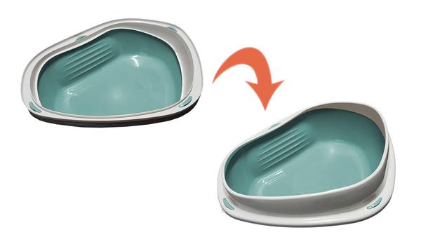 Lettiera Minja Poliestere PVC - Blu