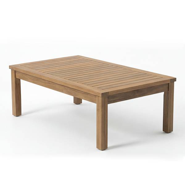 Loungeset Solano 4-teilig Akazie massiv / Webstoff - Akazie Braun / Beige