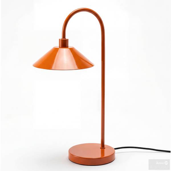 Lampada da tavolo CORUS Ferro - 1 punto luce - Marrone ruggine