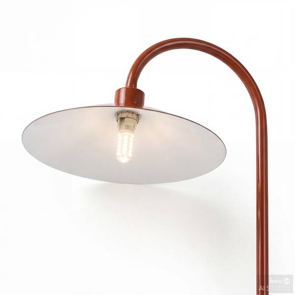 Lampada da tavolo CORUS Ferro - 1 punto luce - Marrone ruggine